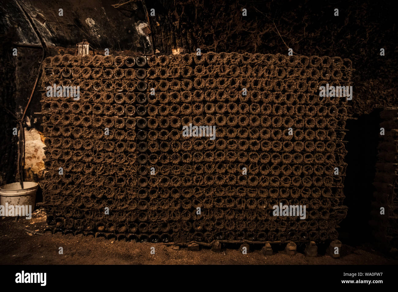 Underground Wine Cellar Stock Photo Alamy