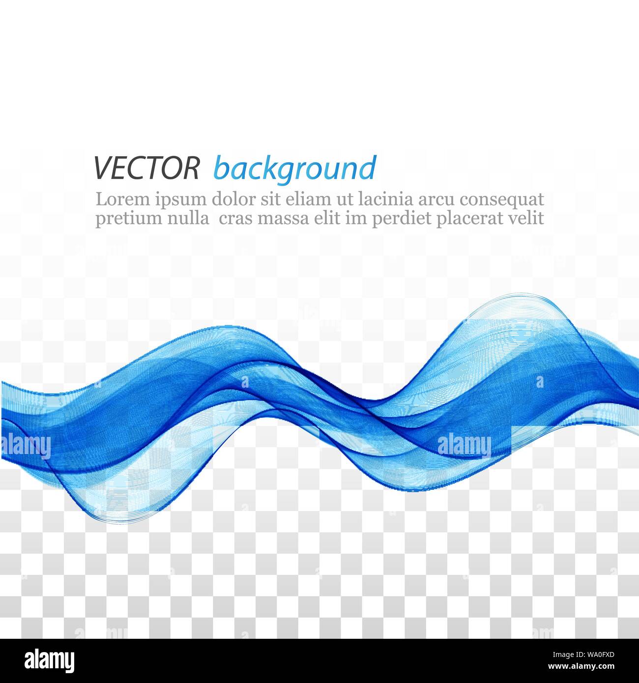 Abstract wave on transparent background. Vector EPS10 Stock Vector ...