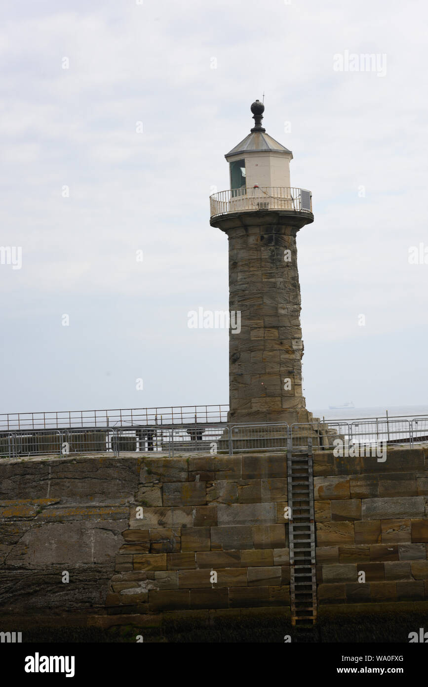 Whitby and it's harbour views. Stock Photo