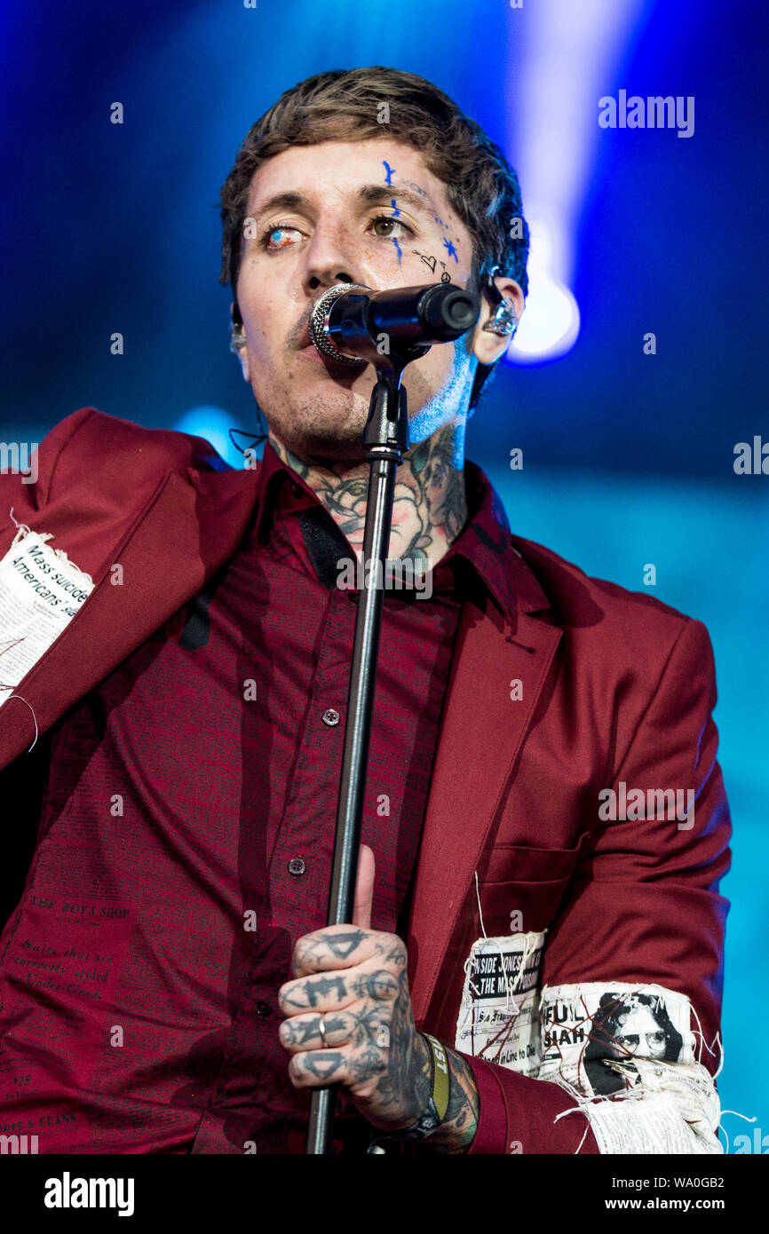 Oliver Sykes from Bring Me The Horizon performs during the All Points East  Festival at Victoria Park on May 31st, 2019 in London, England Stock Photo  - Alamy
