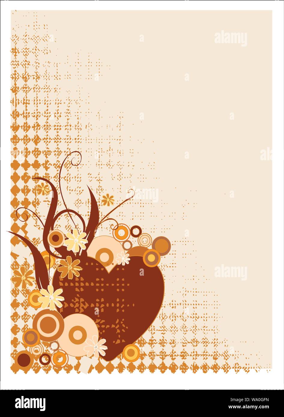 Vector illustration of a heart of love Stock Vector Image & Art - Alamy
