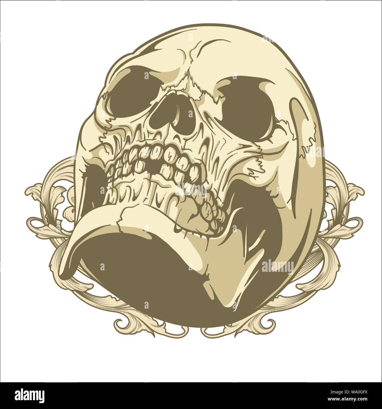 Grim rock Stock Vector Images - Alamy