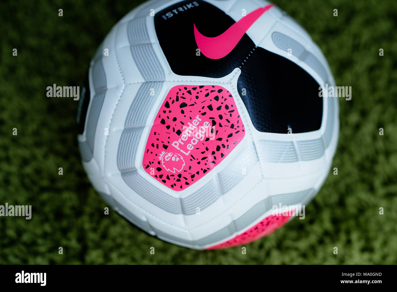 pink premier league football