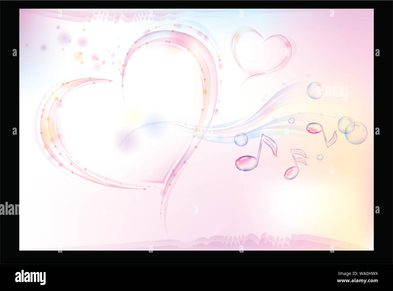 Vector illustration of a heart of love Stock Vector Image & Art - Alamy