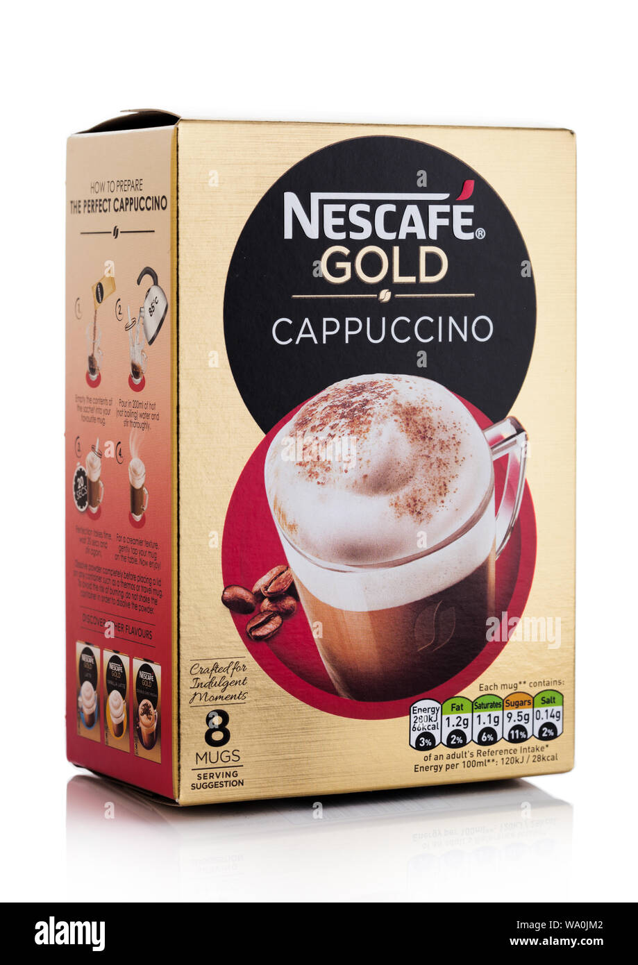 Nescafe Gold Cappuccino Unsweetened Coffee 14.2g