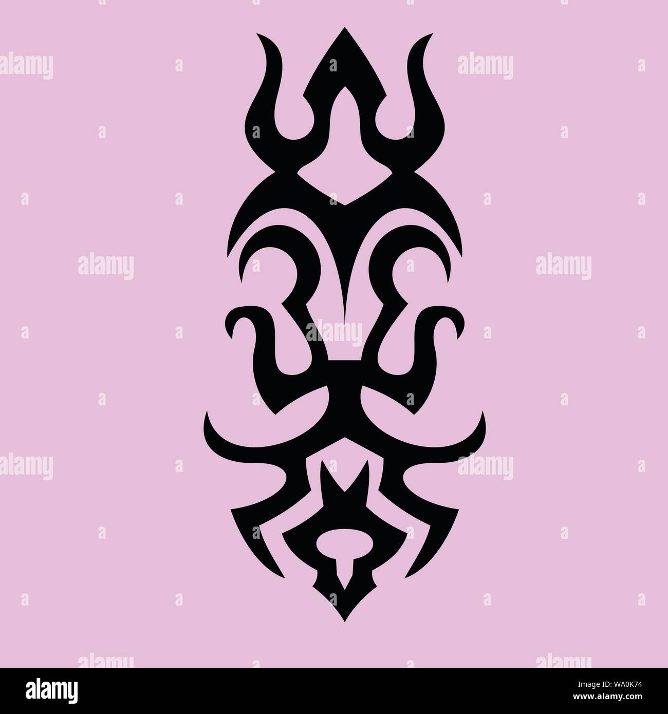 tribal tattoo vector design Stock Vector Image & Art - Alamy