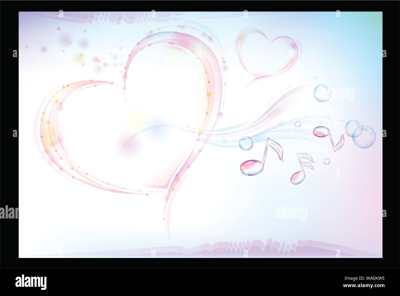 Vector illustration of a heart of love Stock Vector Image & Art - Alamy
