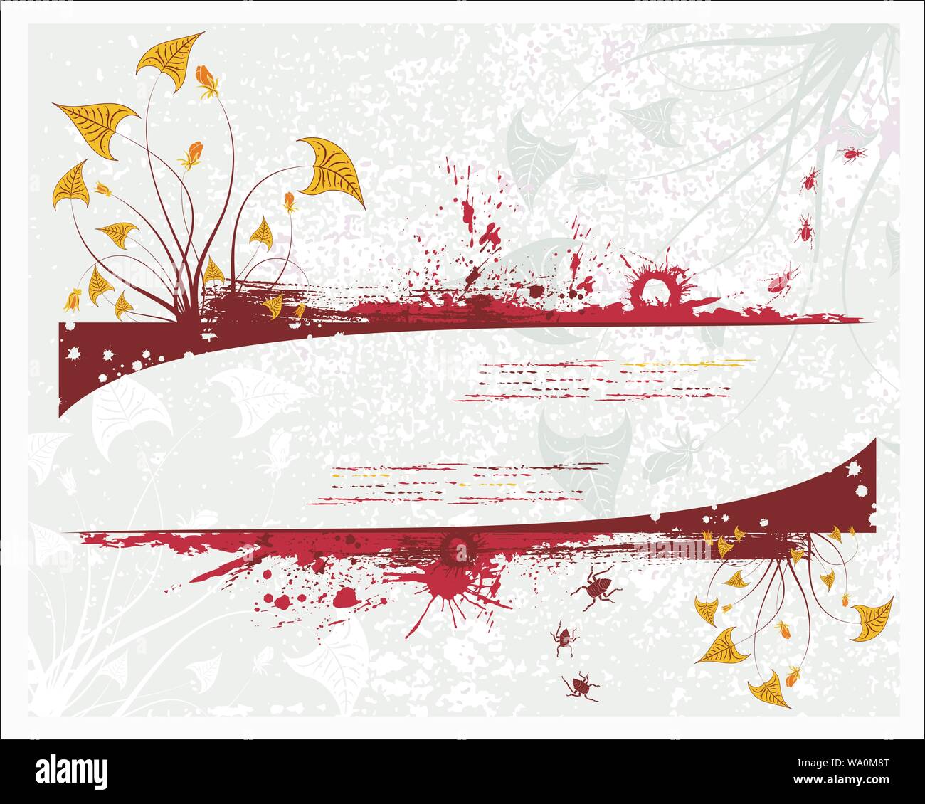 vector background of floral banners Stock Vector Image & Art - Alamy