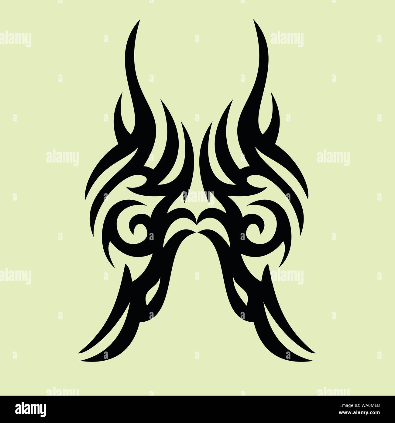 tribal tattoo vector design Stock Vector Image & Art - Alamy