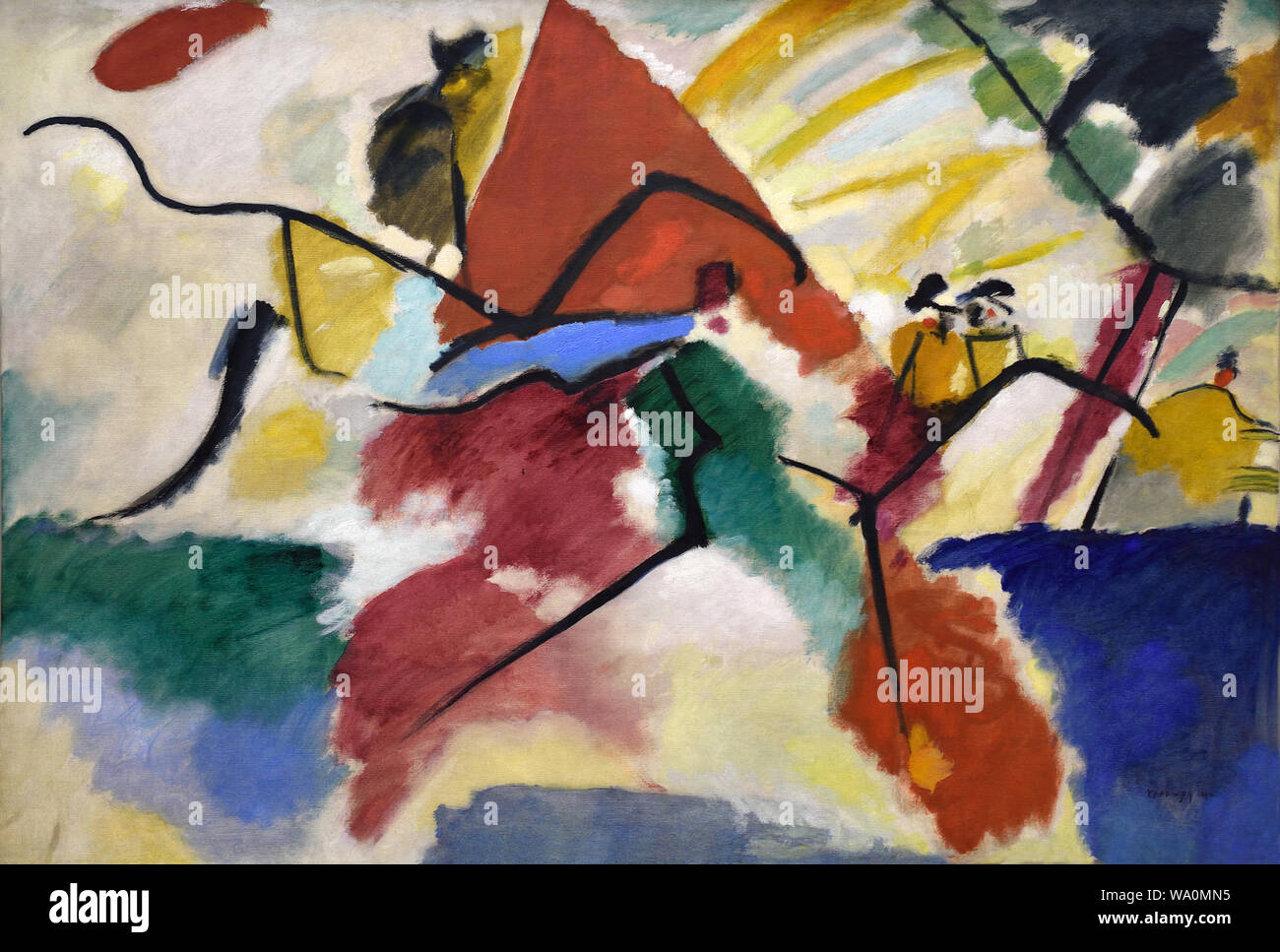 Impression V (Parc) 1911 by Wassily Kandinsky 1866-1944 Russia Russian Federation Stock Photo