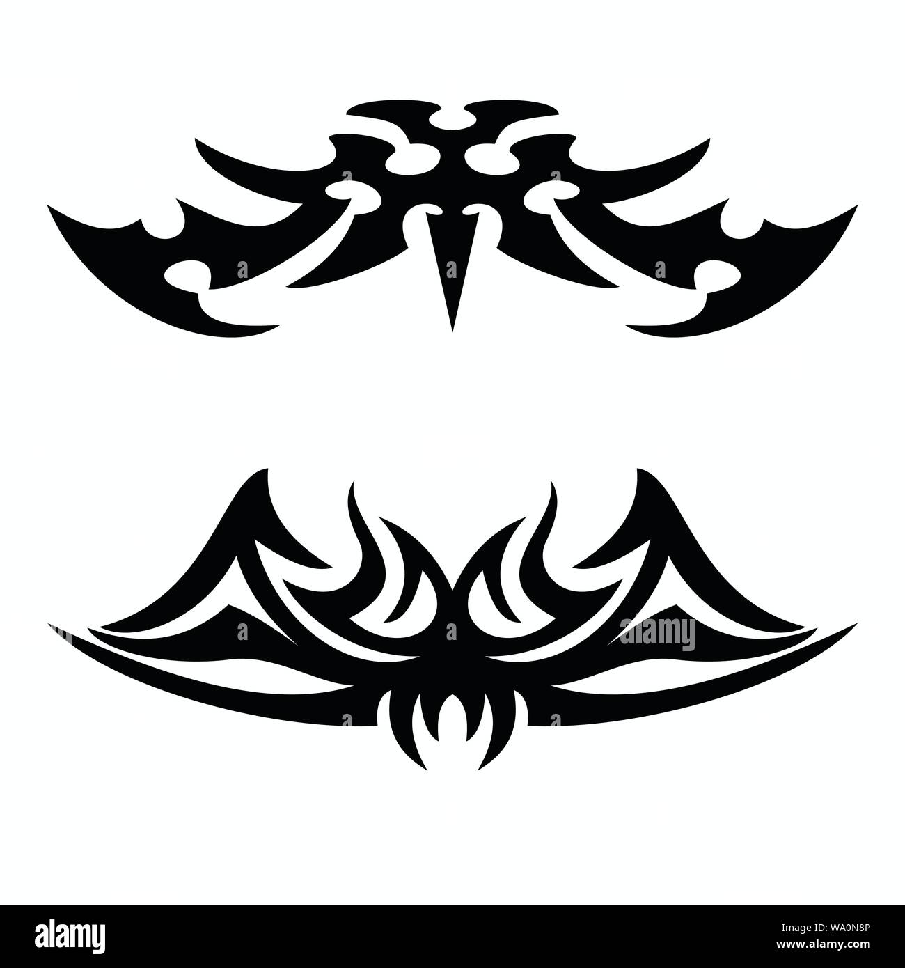 tribal tattoo vector design Stock Vector Image & Art - Alamy