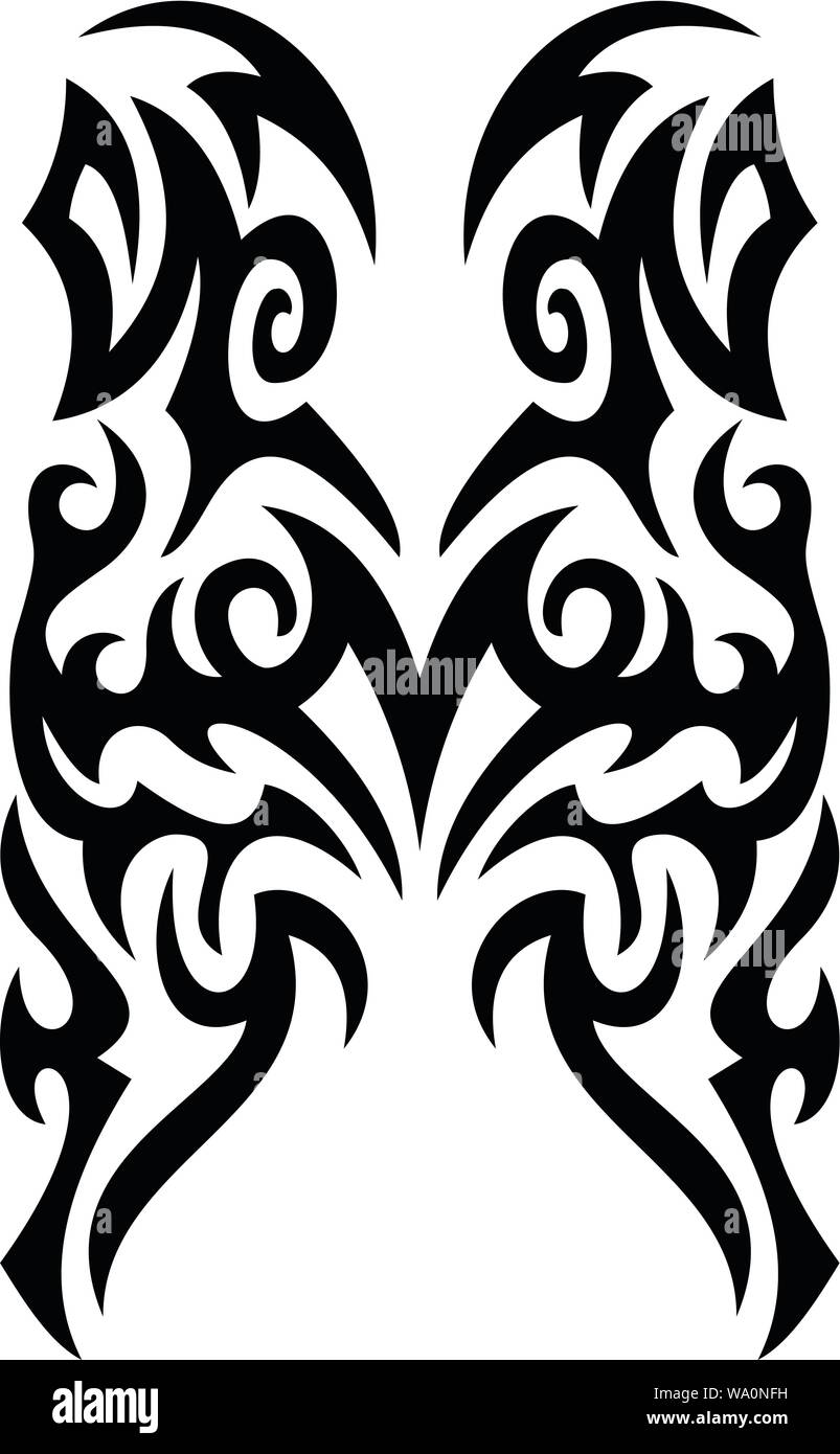 tribal tattoo vector design Stock Vector Image & Art - Alamy