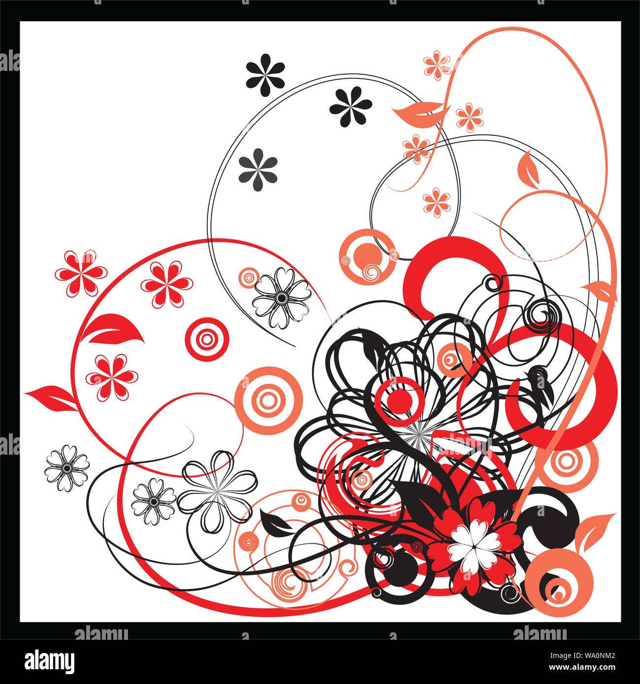 vector background of floral banners Stock Vector Image & Art - Alamy