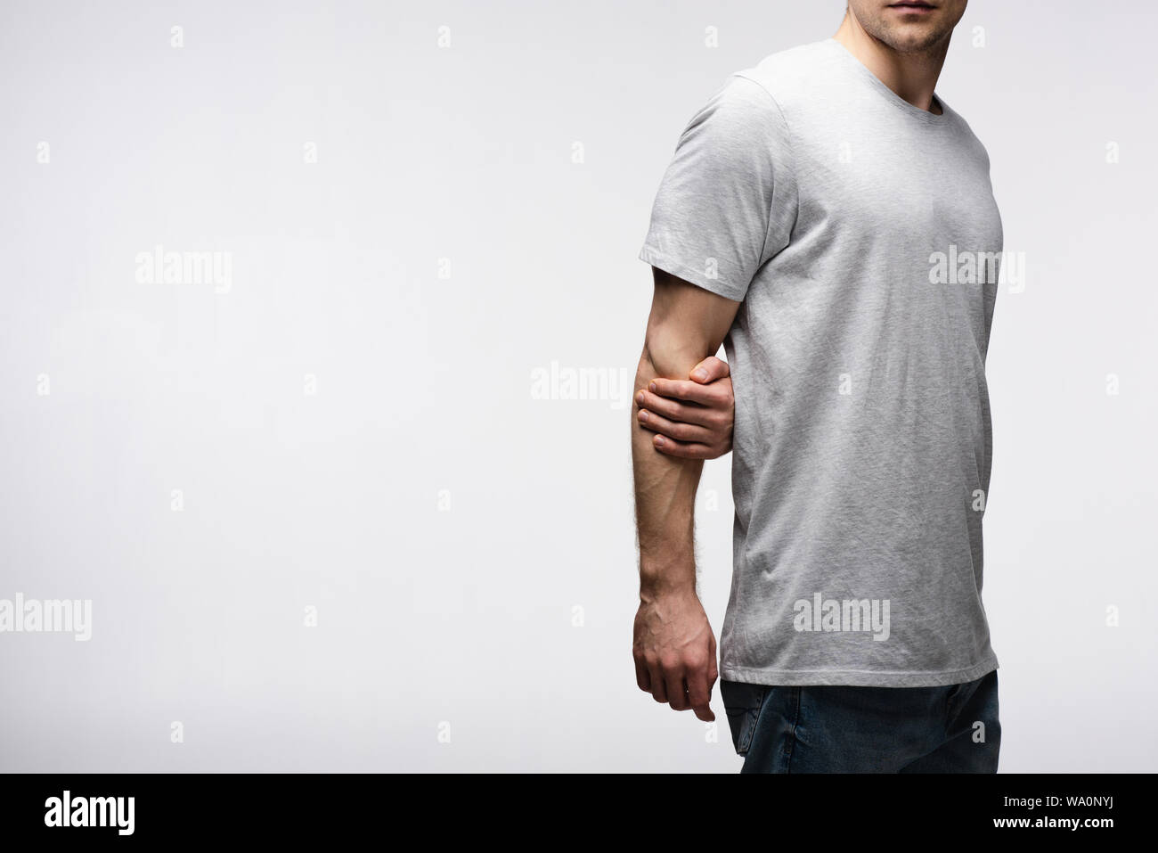 Hand Behind Back High Resolution Stock Photography and Images Alamy