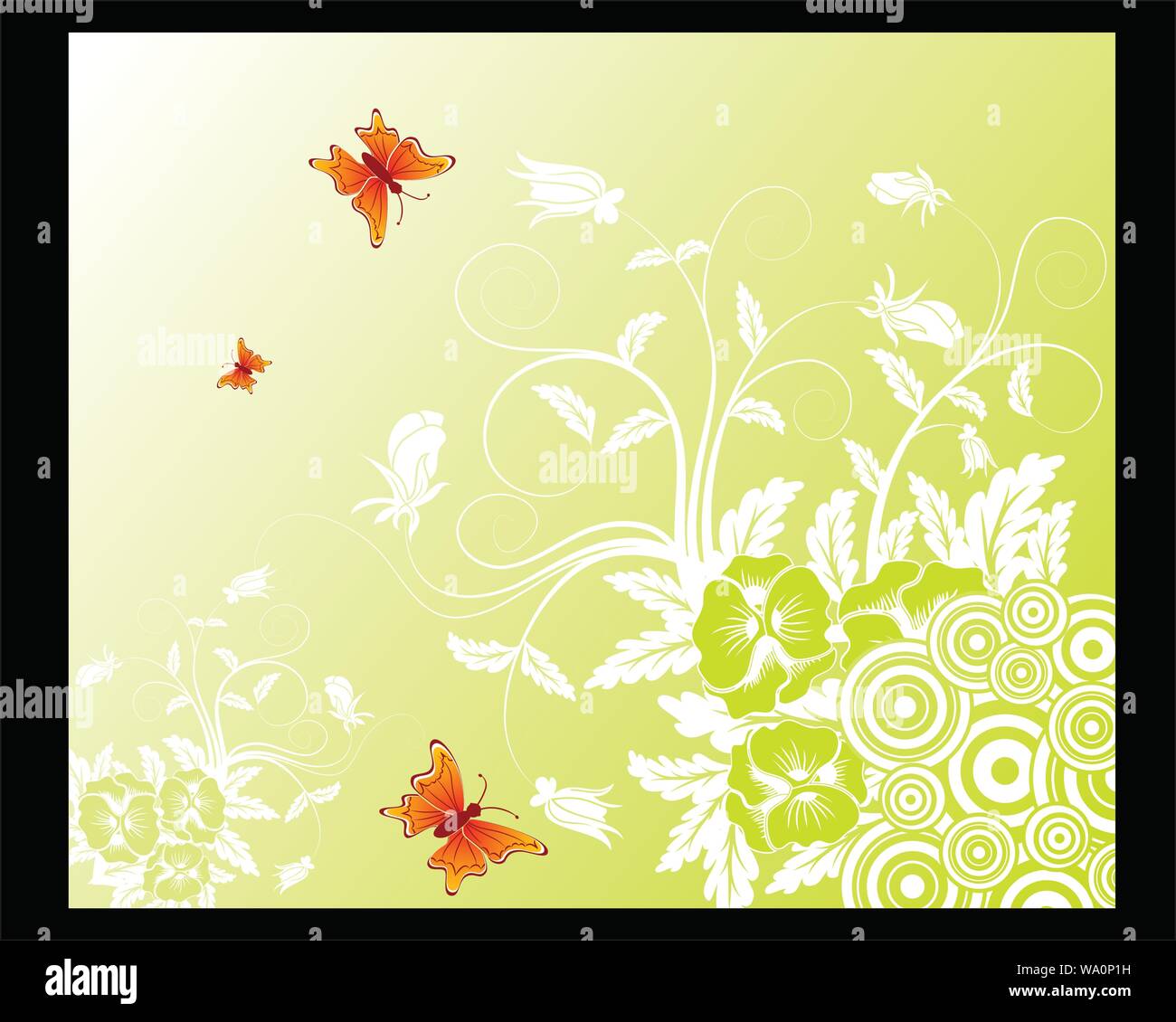 vector background of floral banners Stock Vector Image & Art - Alamy
