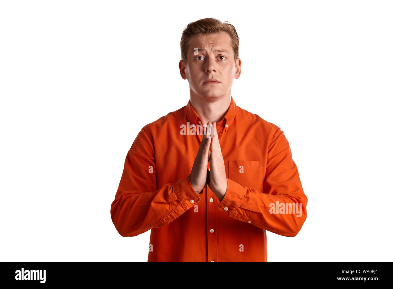 orange shirt guy