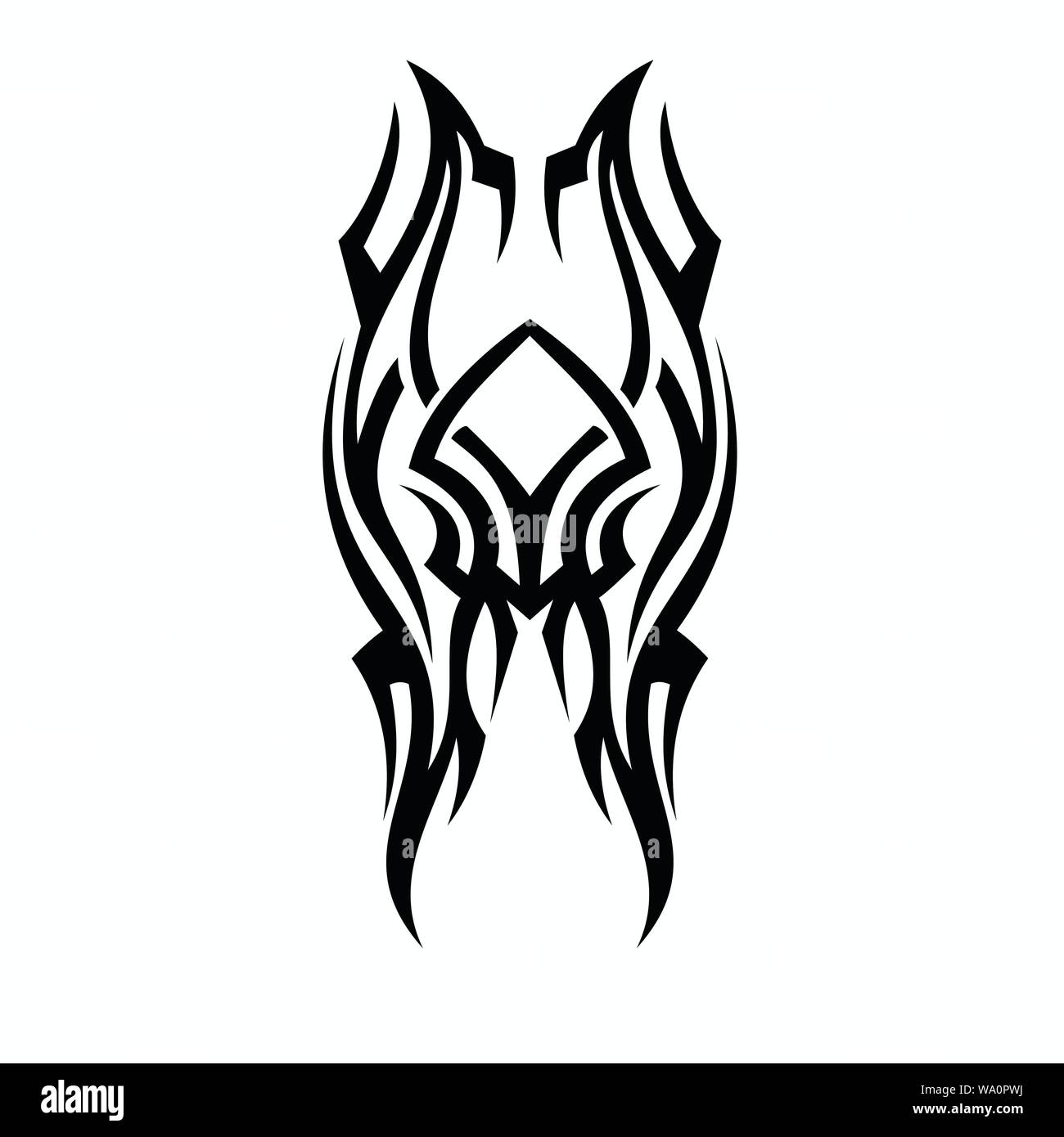 tribal tattoo vector design Stock Vector Image & Art - Alamy