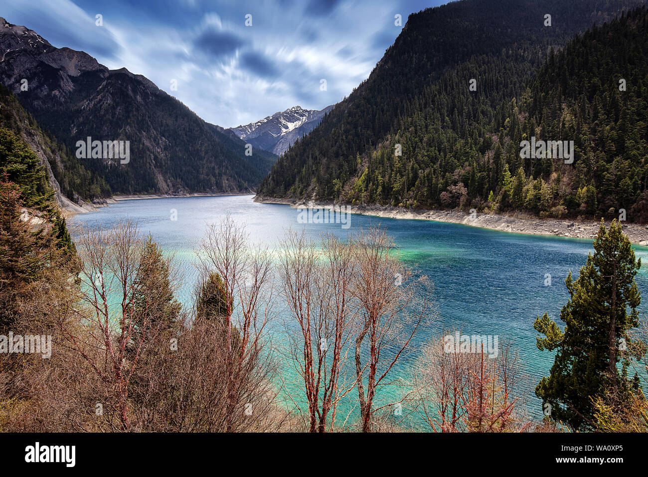 Jiuzhaigou in sichuan province Stock Photo
