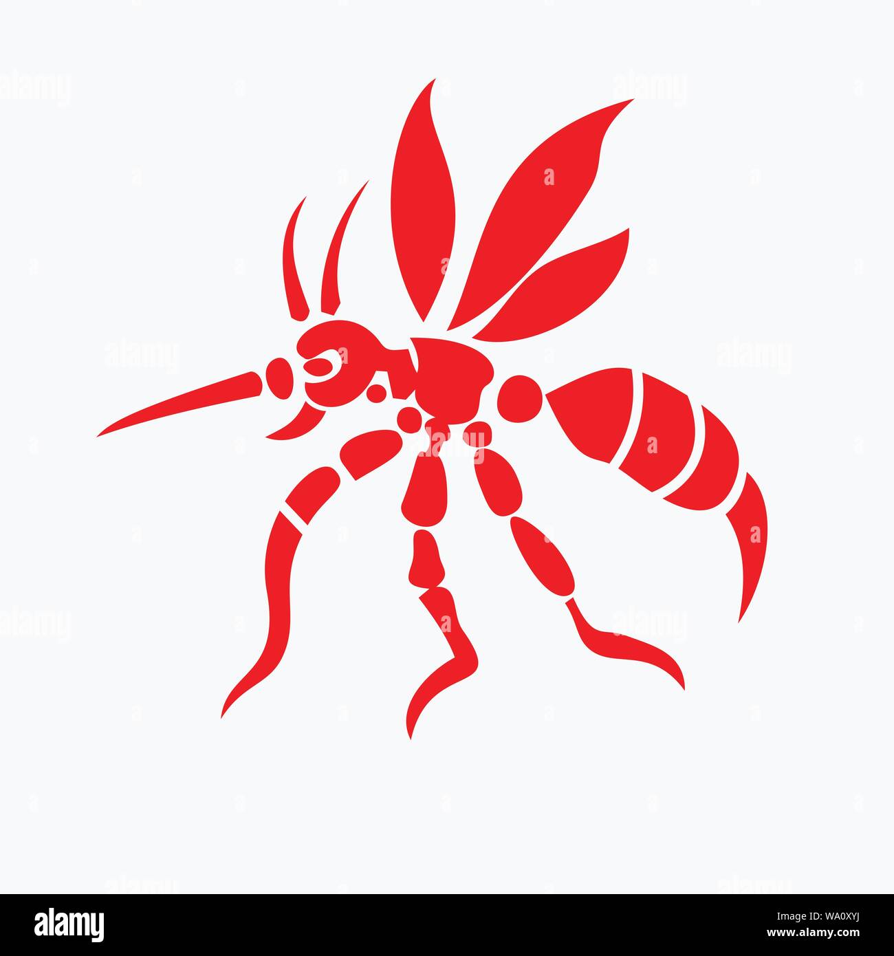 vector of mosquitoes Stock Vector Image & Art - Alamy