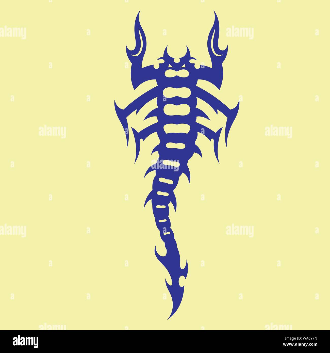 Scorpion tail drawing Stock Vector Images - Page 3 - Alamy