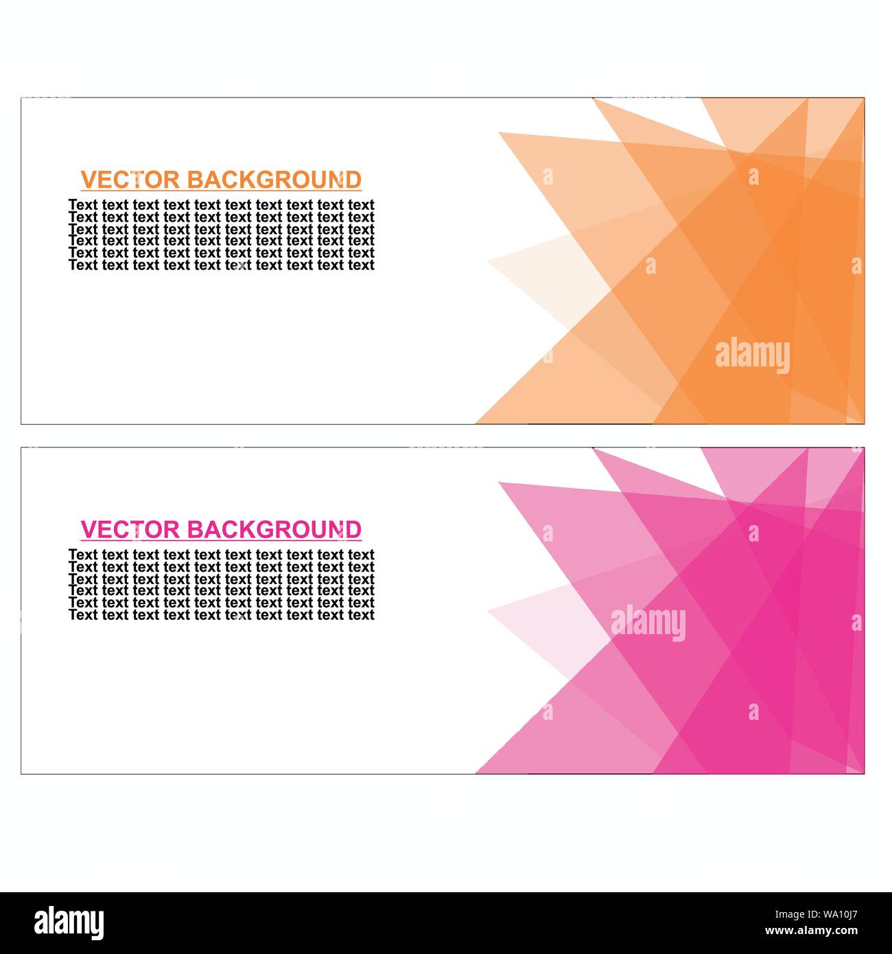 modern abstract banner background vector Stock Vector Image & Art - Alamy