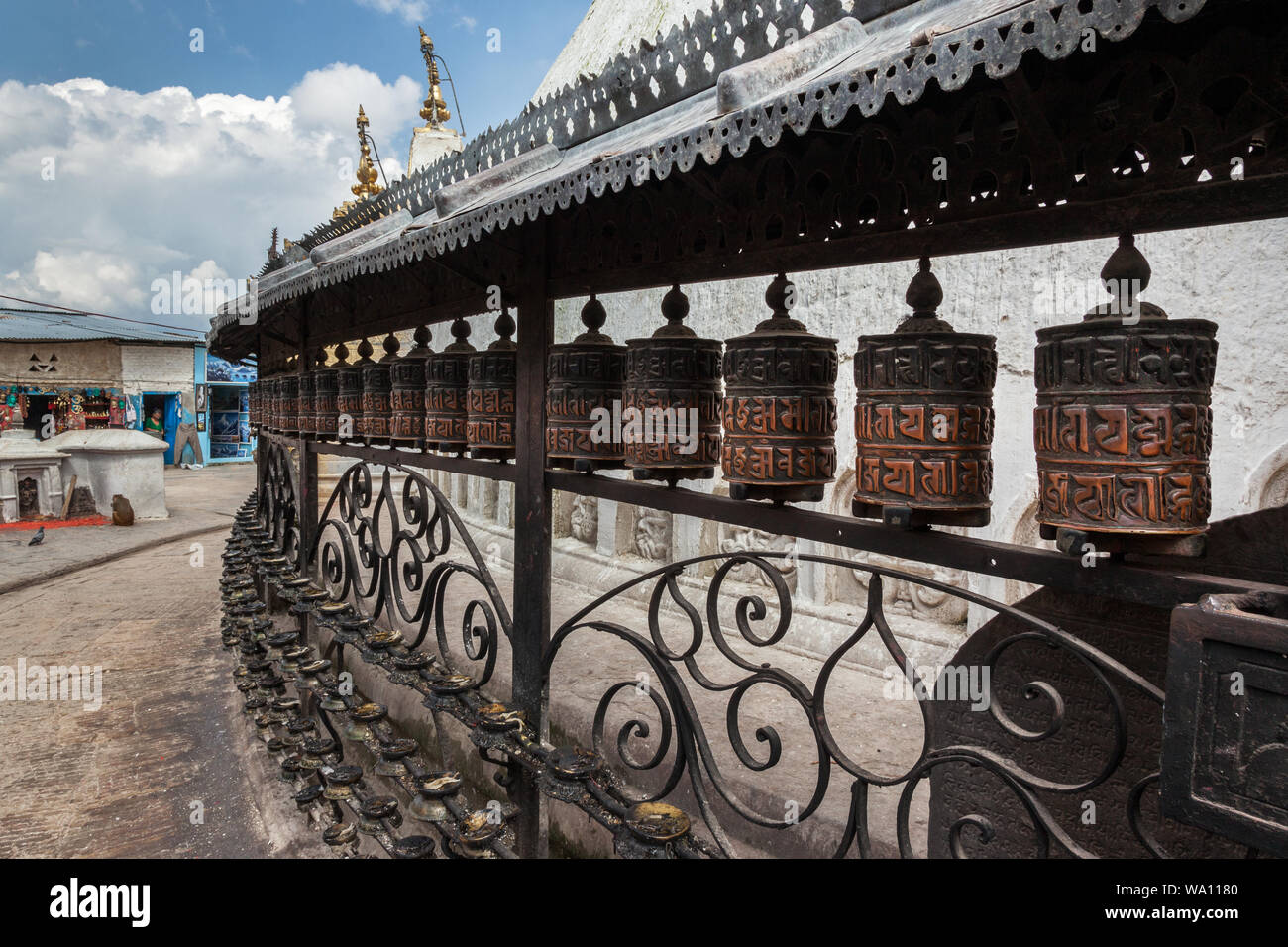 Tibetan Prayer wheel - circa 75 years old Tibetan Prayer wheel - circa 75 years old