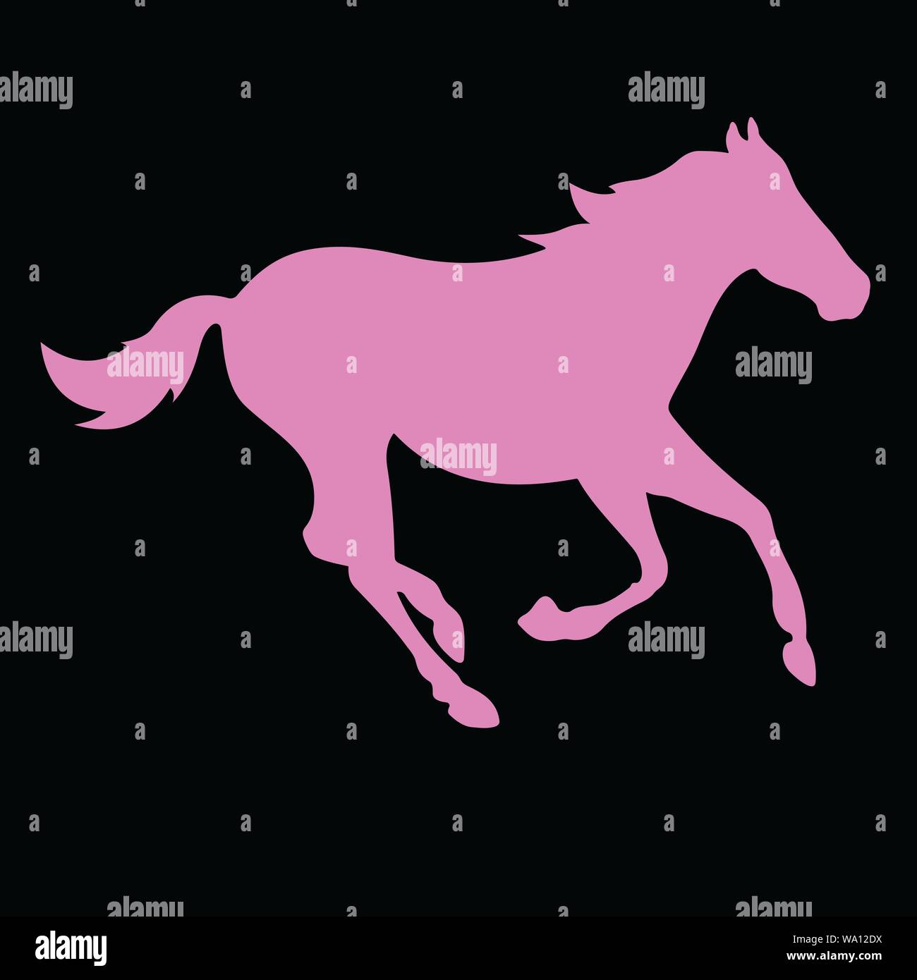 Vector illustration of a horse Stock Vector Image & Art - Alamy