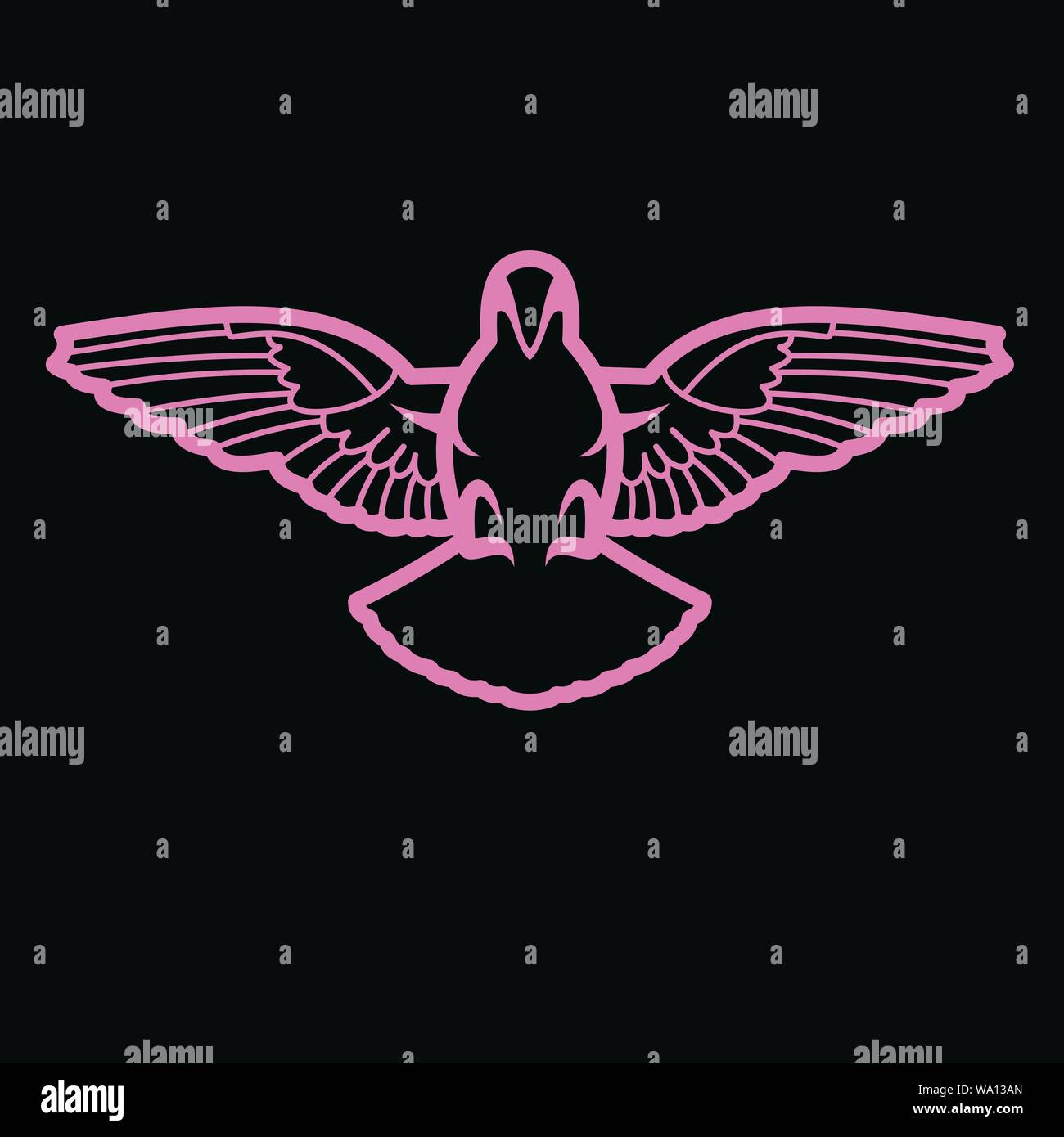 vector illustration of a bird Stock Vector Image & Art - Alamy