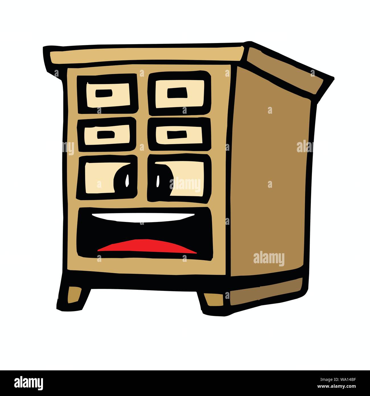 Vector Wardrobe icon Stock Vector