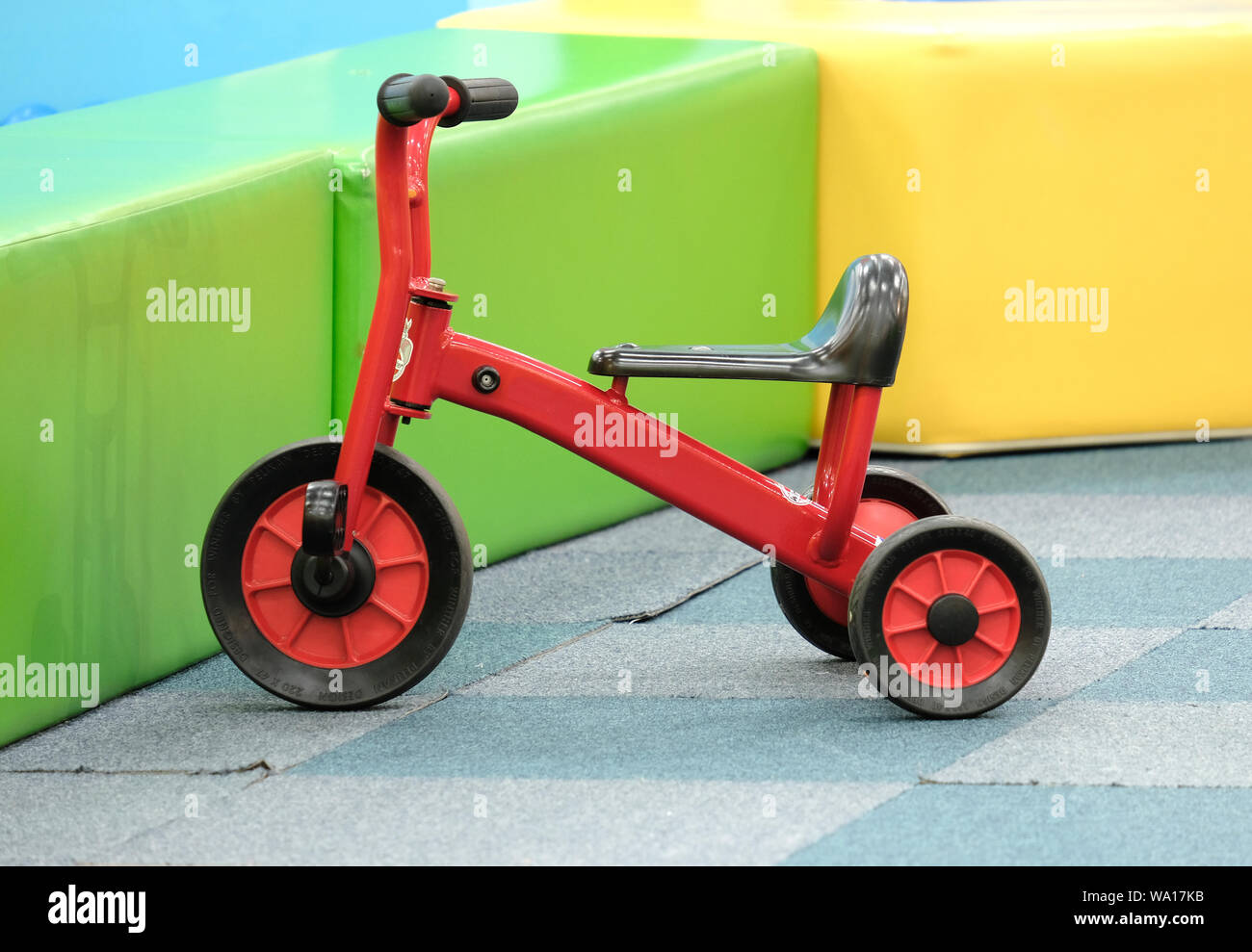 retro red tricycle