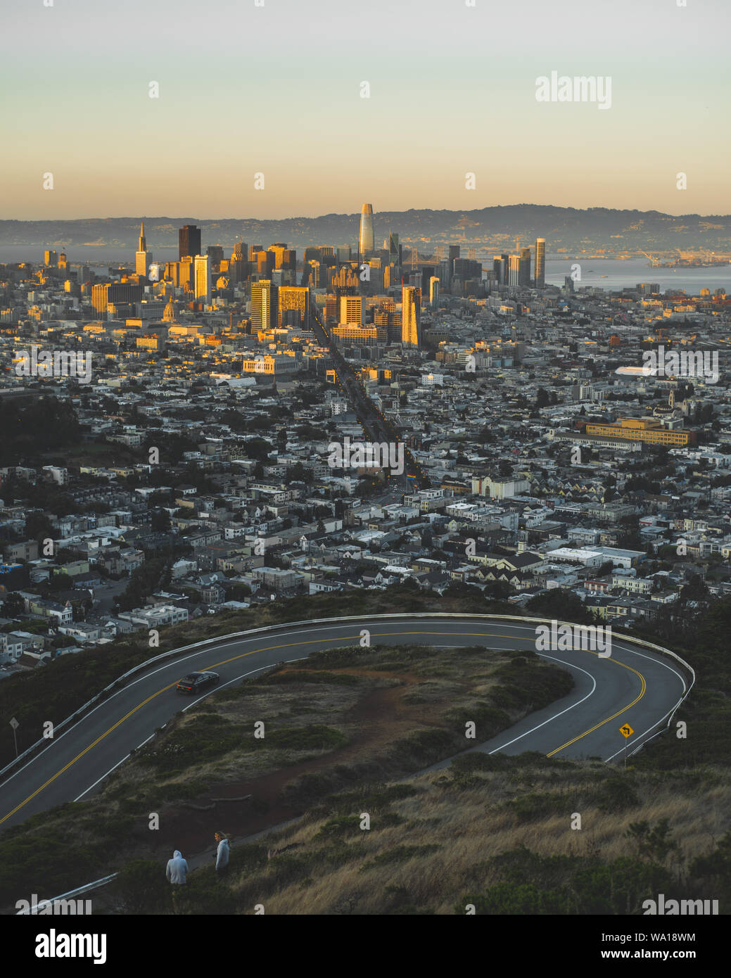 San Francisco California Cityscape Stock Photo