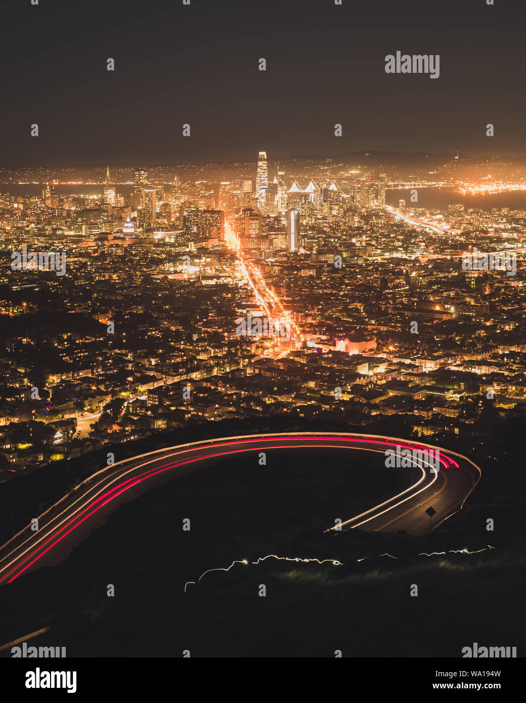 San Francisco California Cityscape Stock Photo