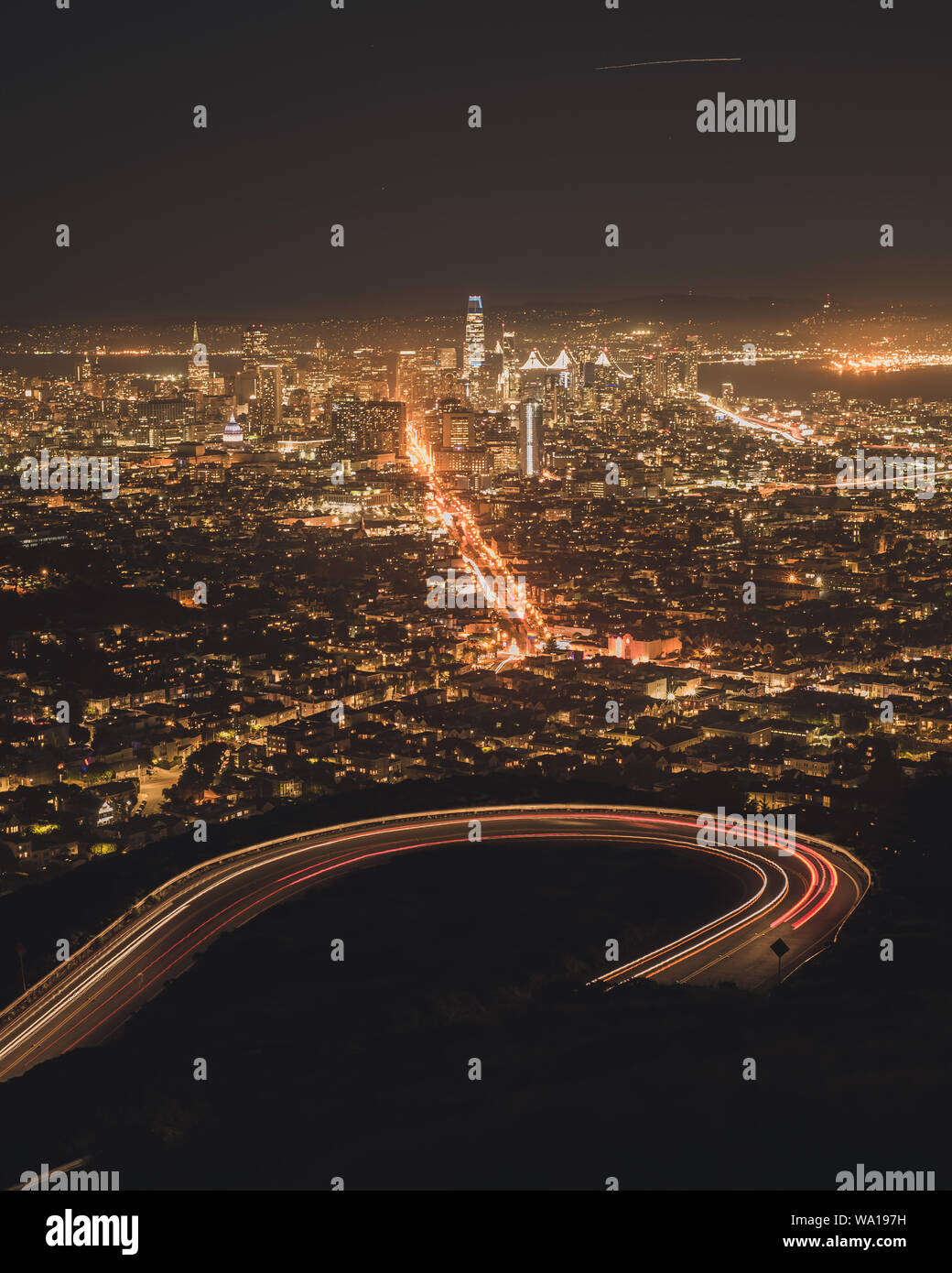 San Francisco California Cityscape Stock Photo
