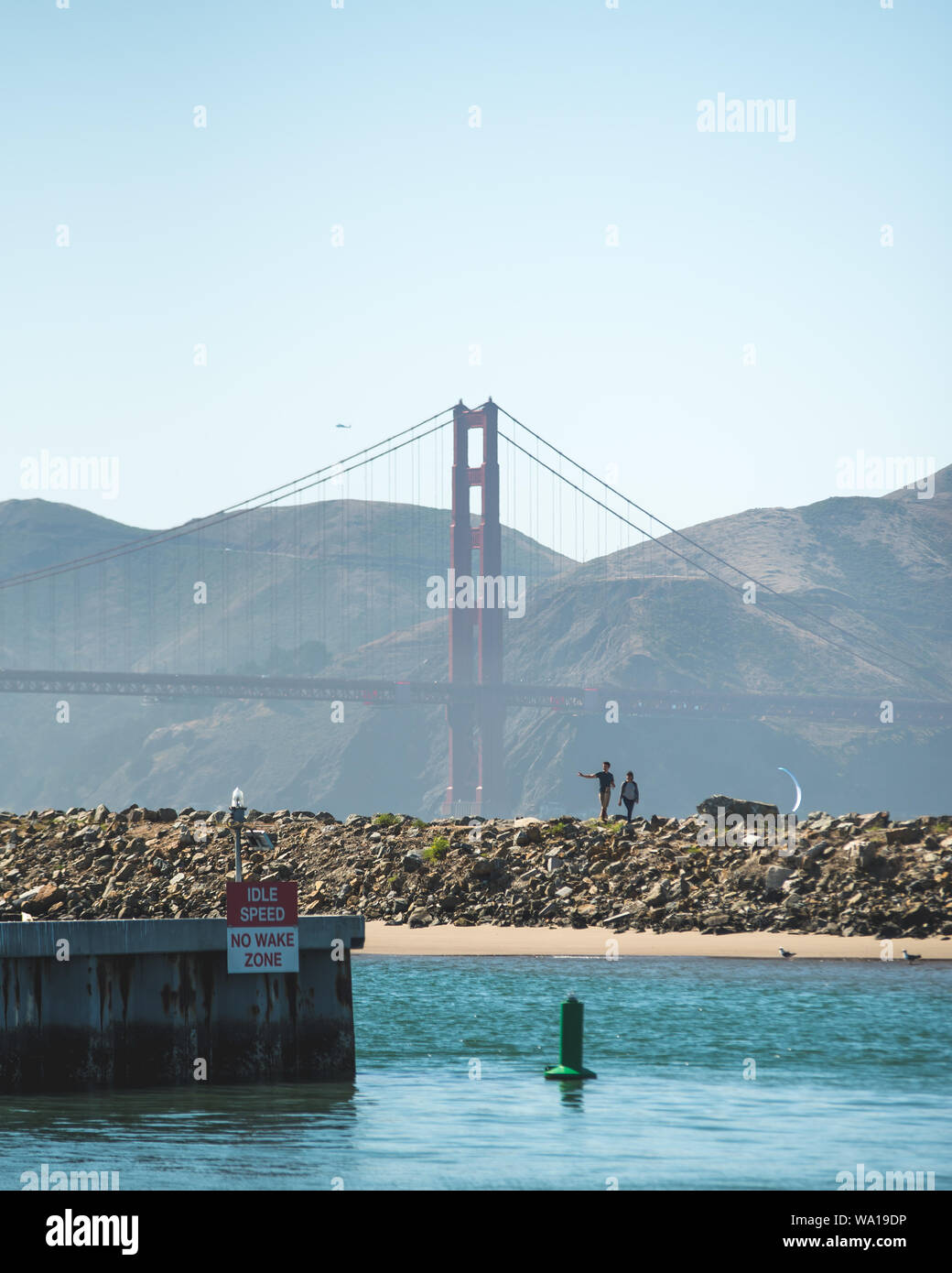 The Golden Gate Bridge in San Francisco Stock Photo