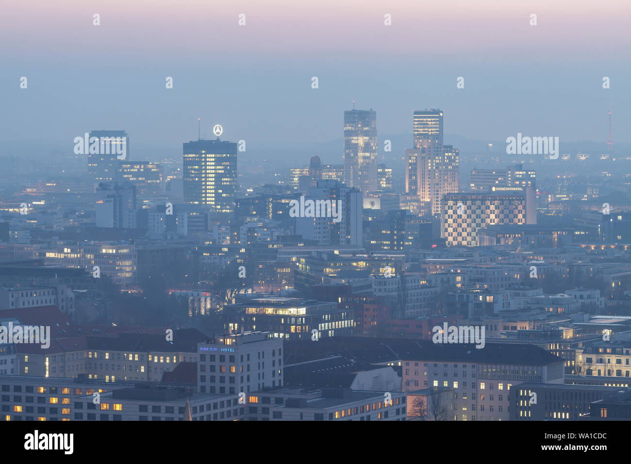 Skyline of downtown berlin hi-res stock photography and images - Alamy