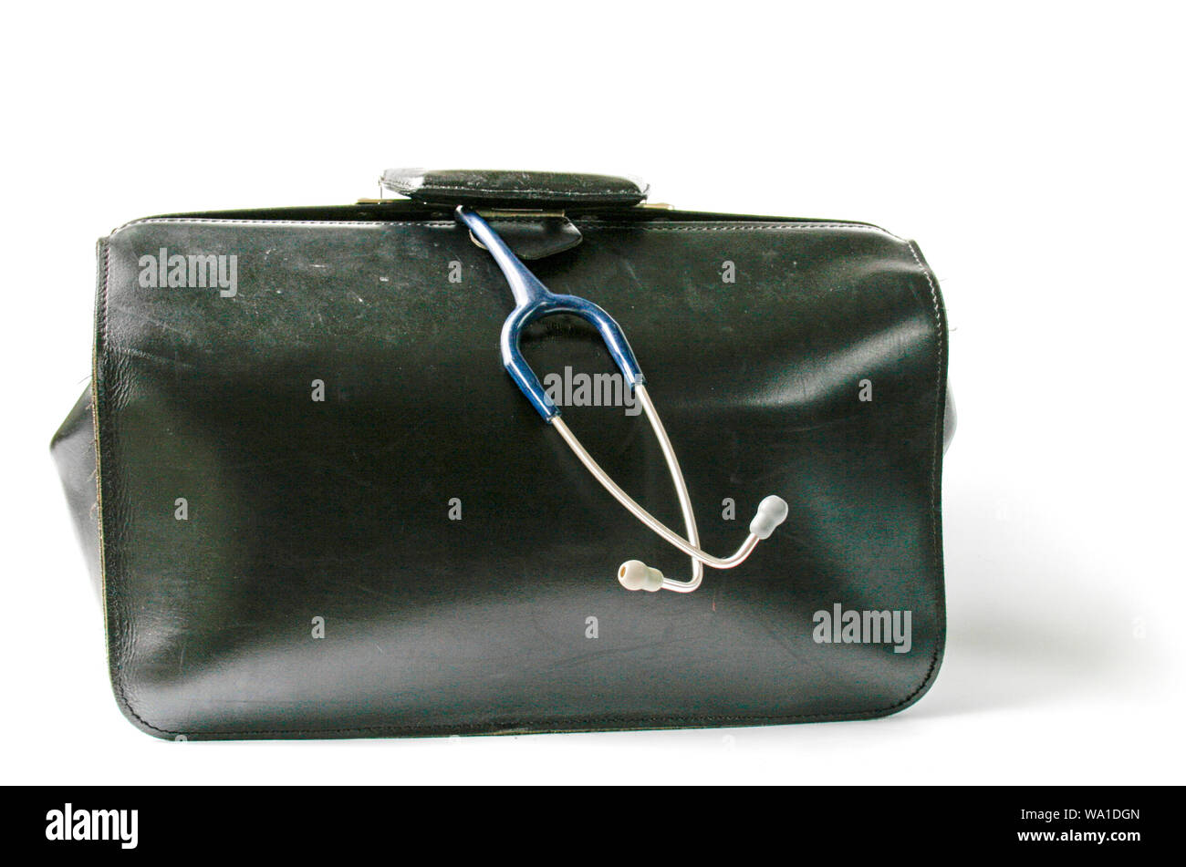Stethoscope doctors bag Cut Out Stock Images & Pictures Alamy