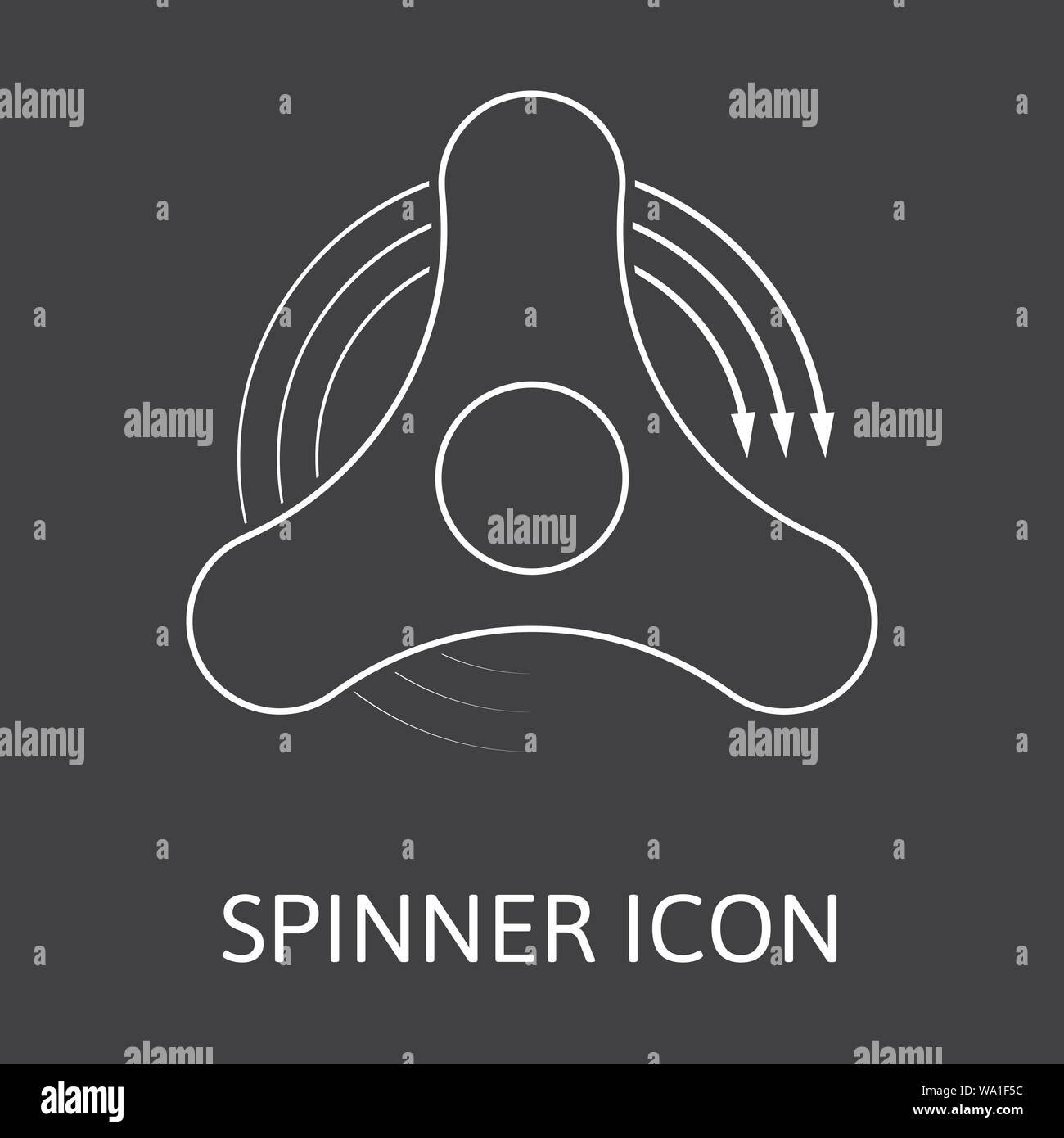 The three spinner Stock Vector Images Alamy