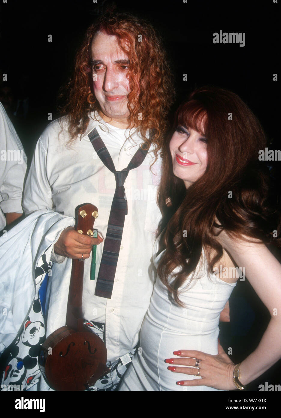 Tiny Tim, wife Jan Alweiss, 1992, Photo By John Barrett/PHOTOlink/MediaPunch Stock Photo