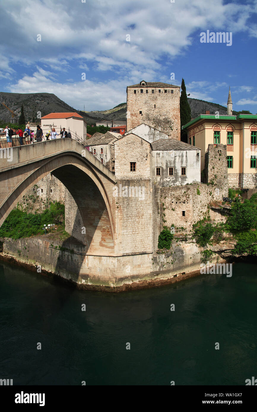 Stari Most the old bridge in Mostar, Bosnia and Herzegovina Stock Photo Alamy