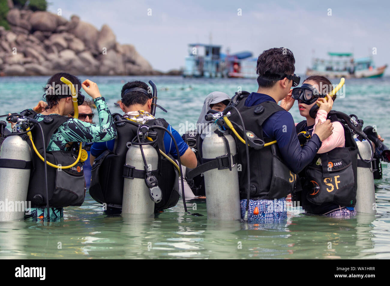 Padi dive center hi-res stock photography and images - Alamy