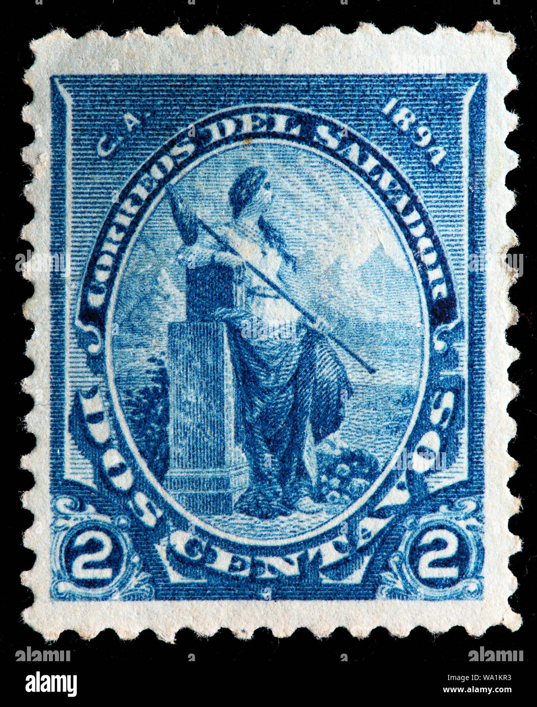 Postage stamp el salvador hi-res stock photography and images - Alamy