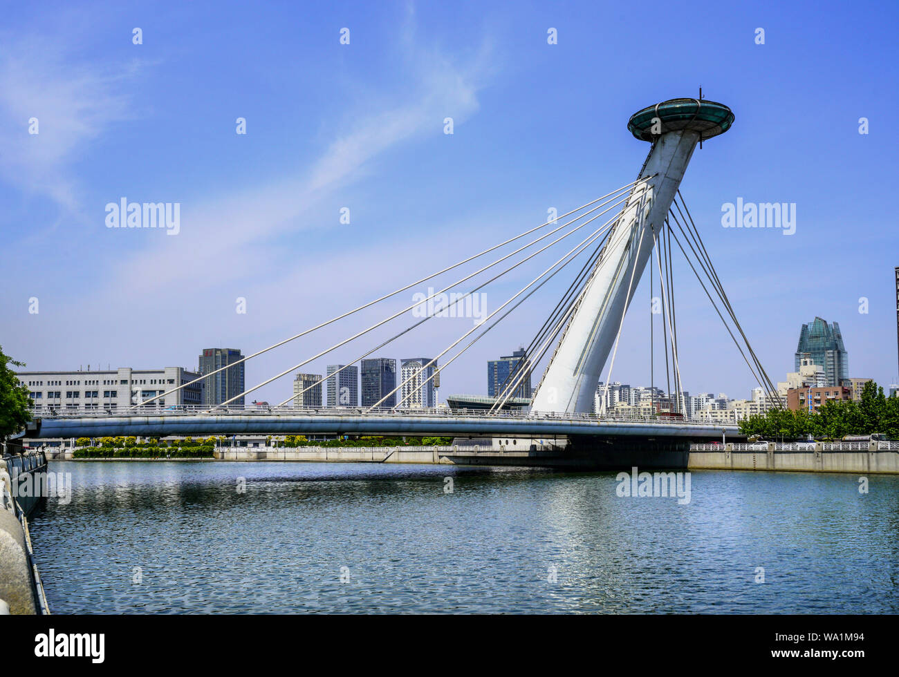 Tianjin - chifeng bridge Stock Photo