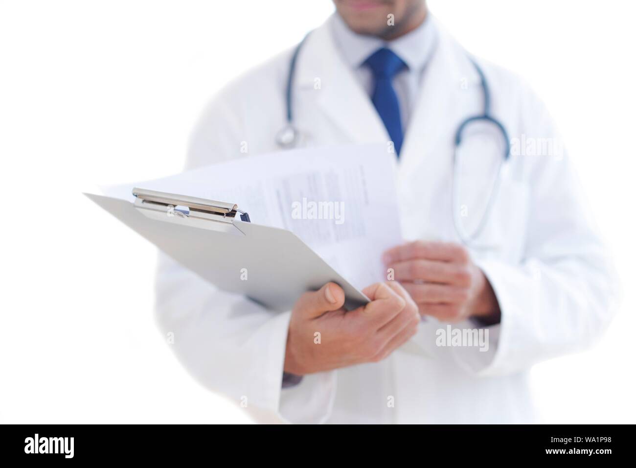 Close up doctor clipboard hi-res stock photography and images - Alamy