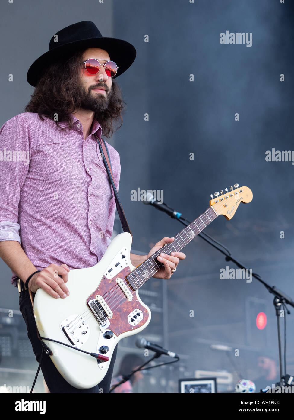 Alges, PORTUGAL: Vetusta Morla performing live on the 3rd and last day of  Festival NOS Alive in Alges, Saturday, Jul. 13, 2019. Featuring: Guillermo  Galván Where: Lisboa, Portugal When: 13 Jul 2019