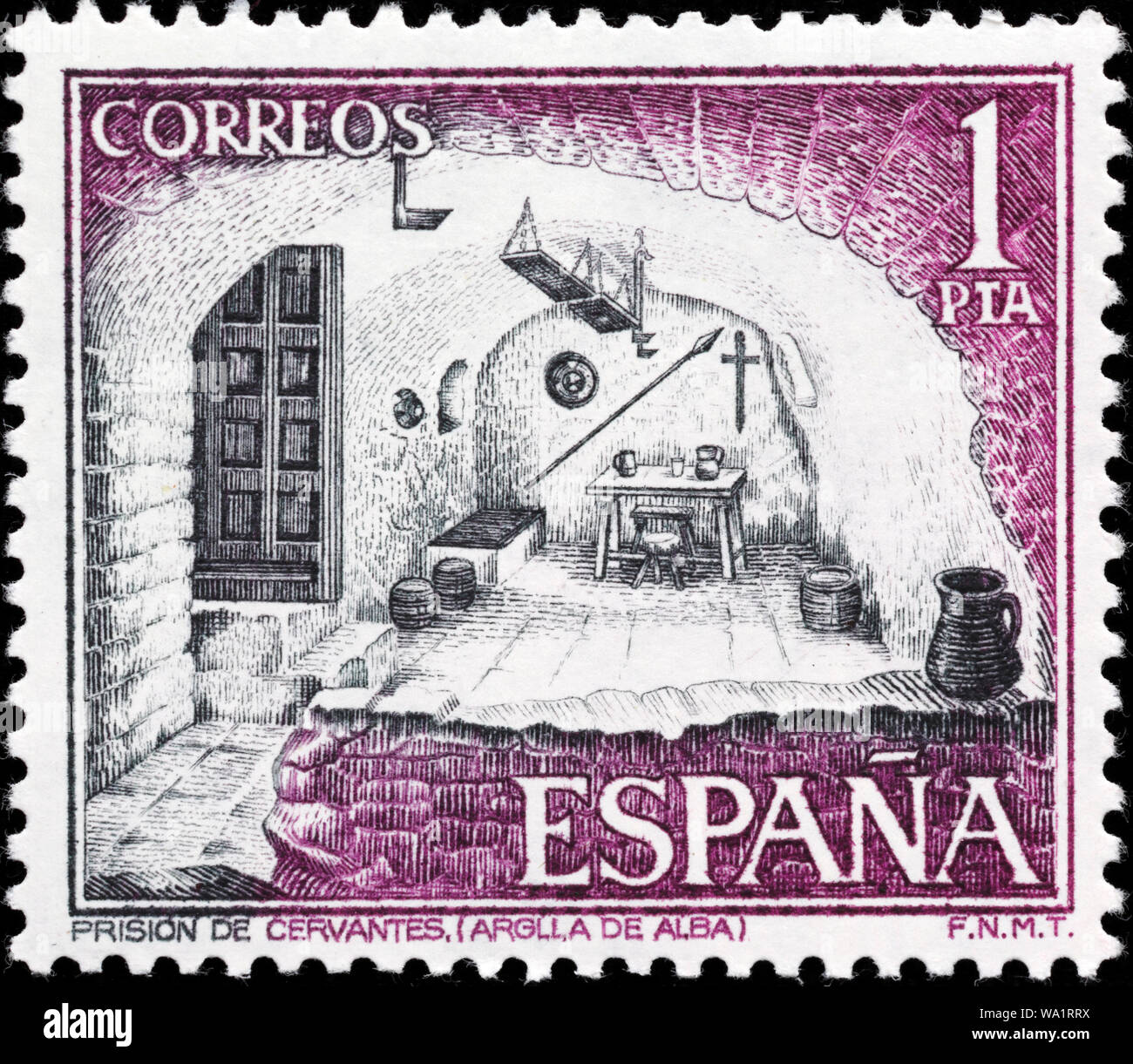 Cervantes prison cell, Argamasilla de Alba, Ciudad Real, CastillaLa