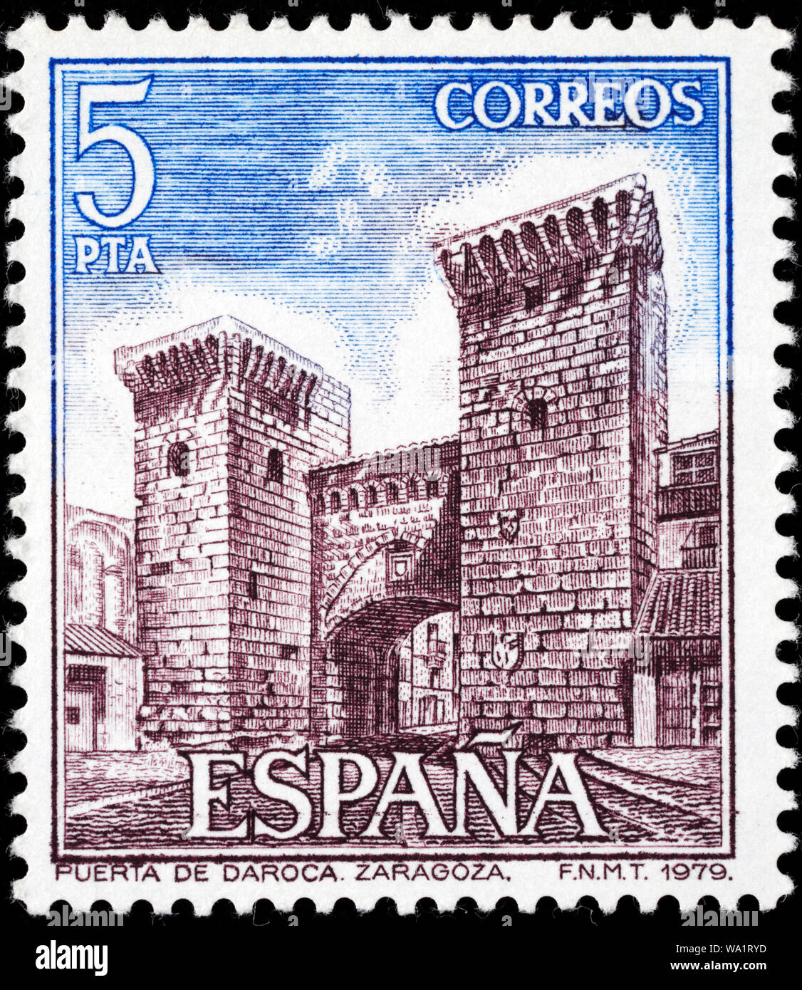 Zaragoza stamp hi-res stock photography and images - Alamy