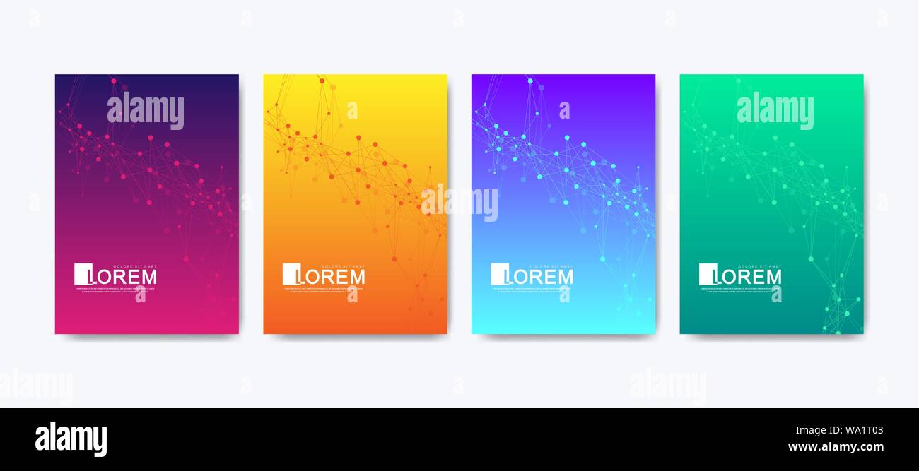 Modern Health care cover template design for a report and medical