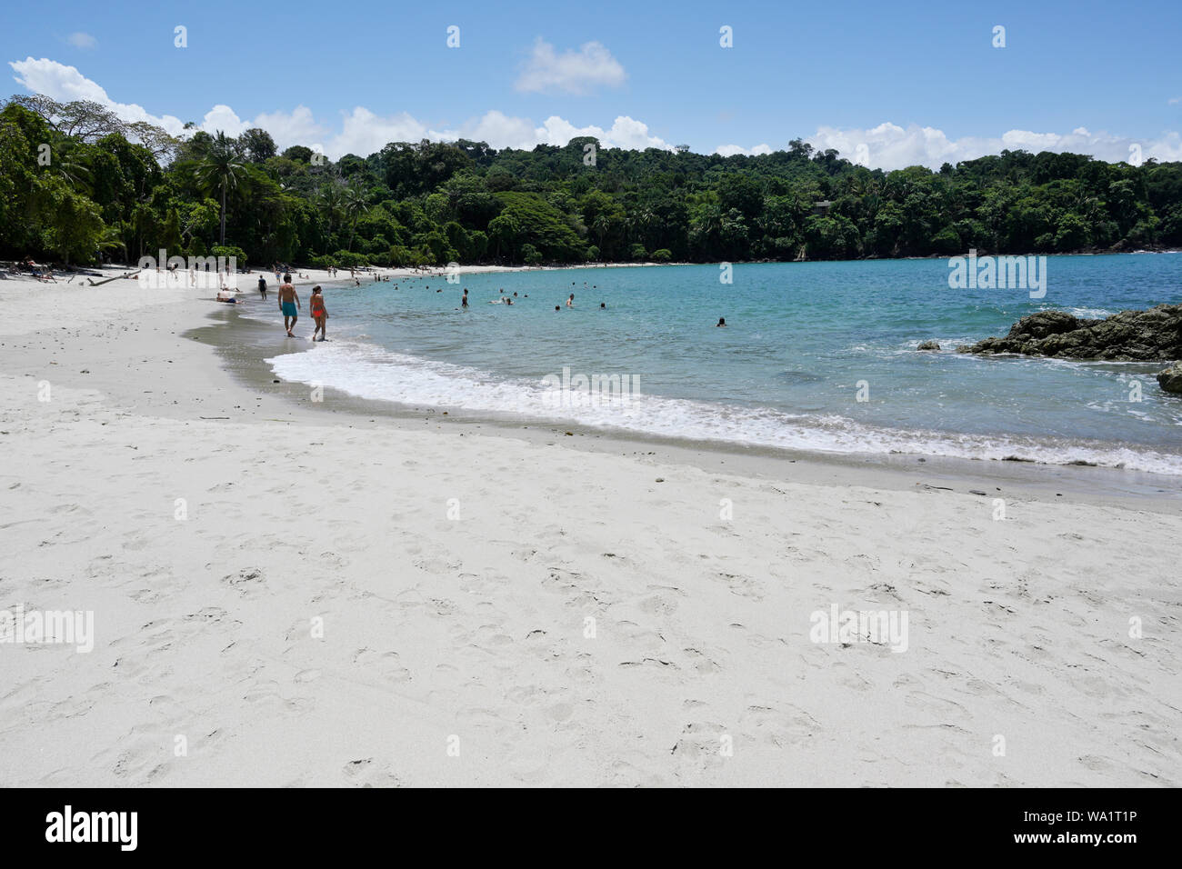 Manuel Antonio beach, Manuel Antonio National Park Stock Photo