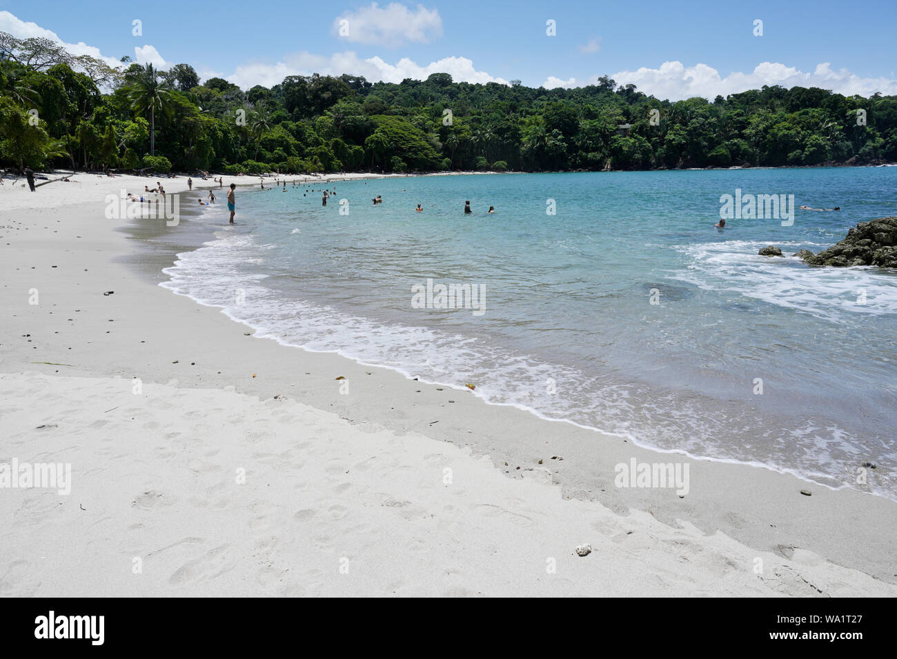 Manuel Antonio beach, Manuel Antonio National Park Stock Photo