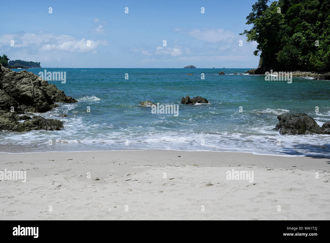 Manuel Antonio beach, Manuel Antonio National Park, Costa Rica beach Stock Photo